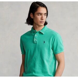 Polo Ralph Lauren Men's Classic Short Sleeve Lightweight Polo Shirt‎ Green Large